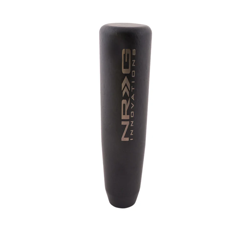 NRG Universal Short Shifter Knob - 5in. Length / Heavy Weight 1.27Lbs. - Black Wrinkle Finish - Image 2