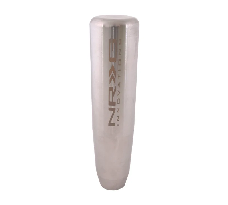 NRG Universal Short Shifter Knob - 5in. Length / Heavy Weight 1.27Lbs. - Silver - Image 2