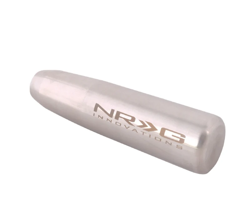 NRG Universal Short Shifter Knob - 5in. Length / Heavy Weight 1.27Lbs. - Silver - Image 3
