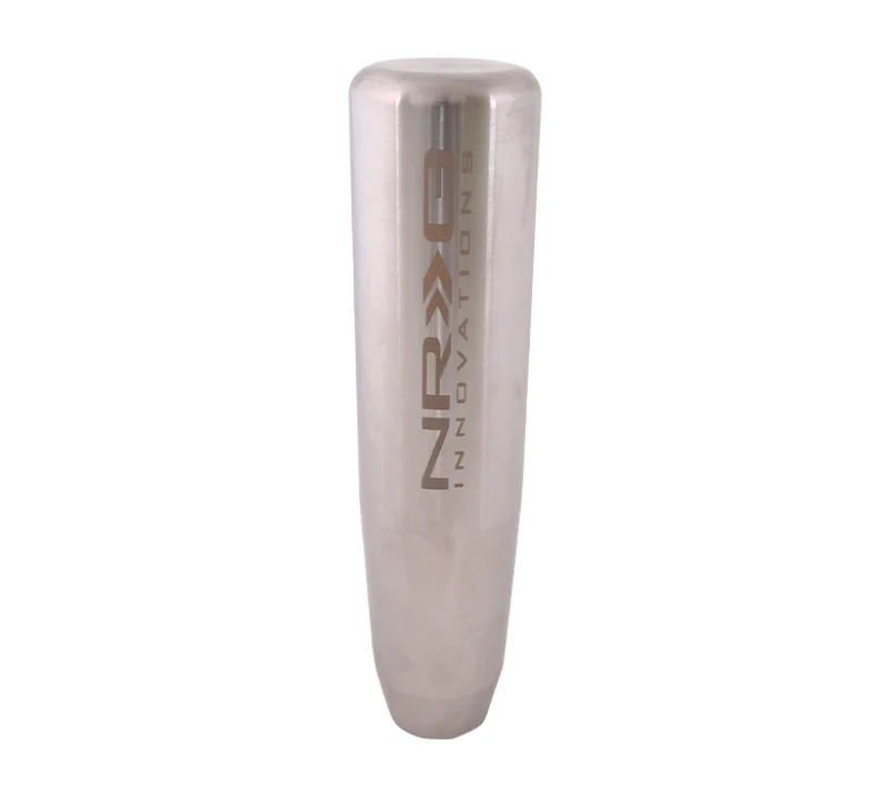 NRG Universal Short Shifter Knob - 5in. Length / Heavy Weight 1.27Lbs. - Silver - Image 4