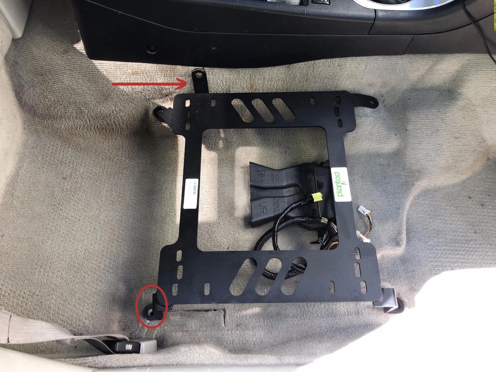 Planted Seat Bracket- Infiniti G35 [V35 Chassis] (2003-2007) - Passenger / Right - Image 4
