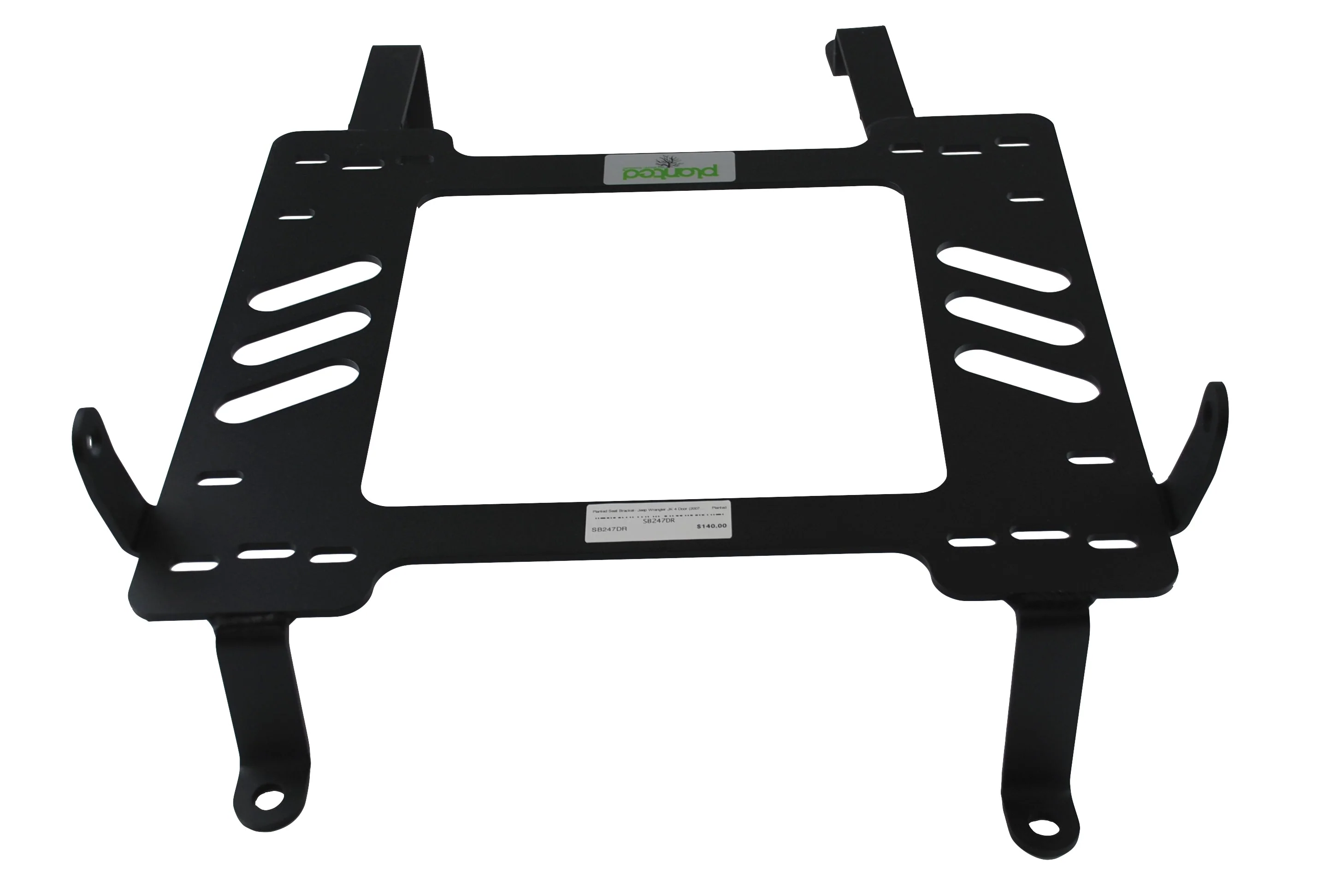 Planted Seat Bracket- Jeep Wrangler JK 4 Door (2007-2018) LOW - Driver / Left *Mounts to floor not pedestal - Image 3