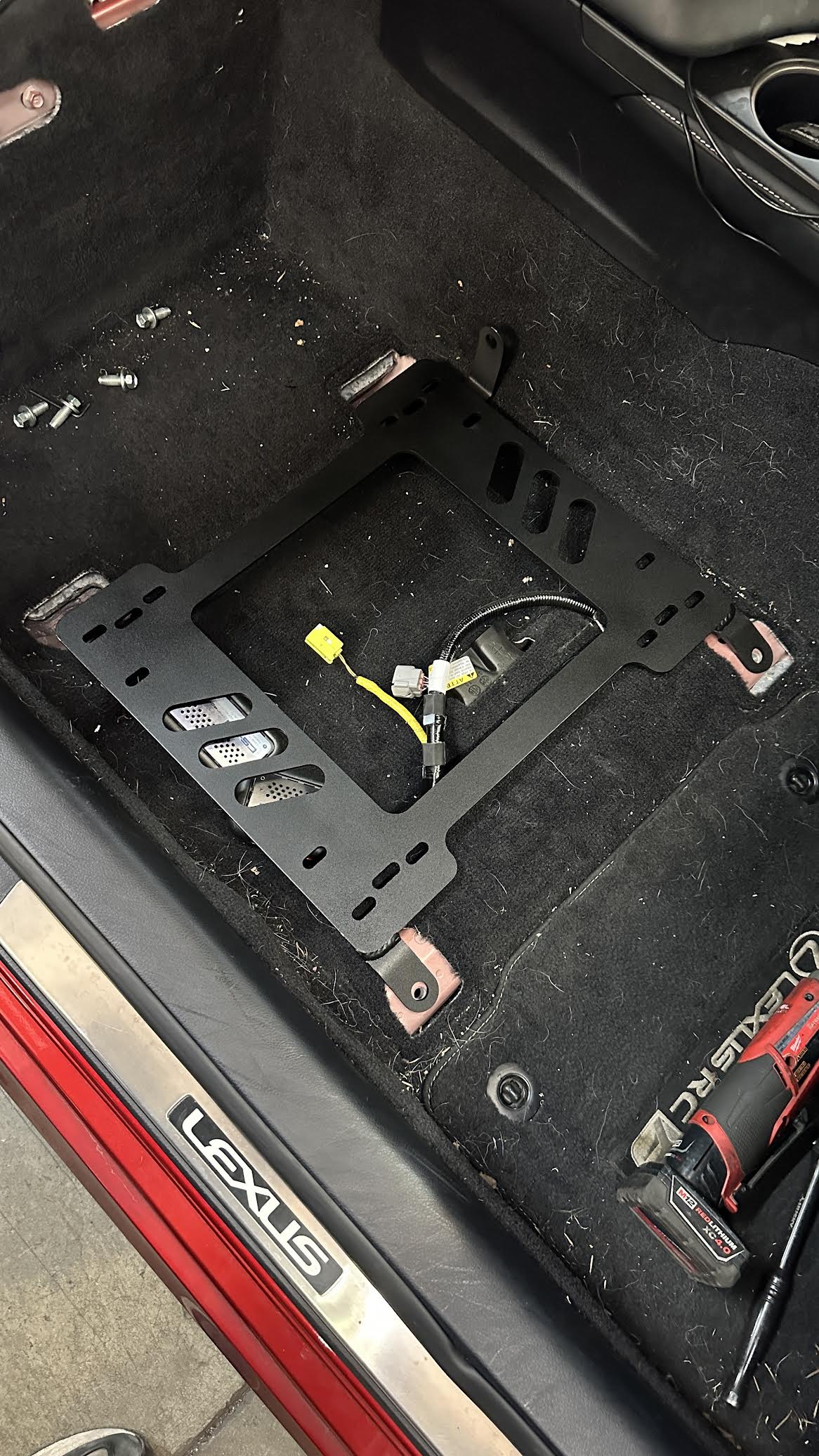 Planted Seat Bracket- Lexus RC F (2015+) - Passenger / Right - Image 2