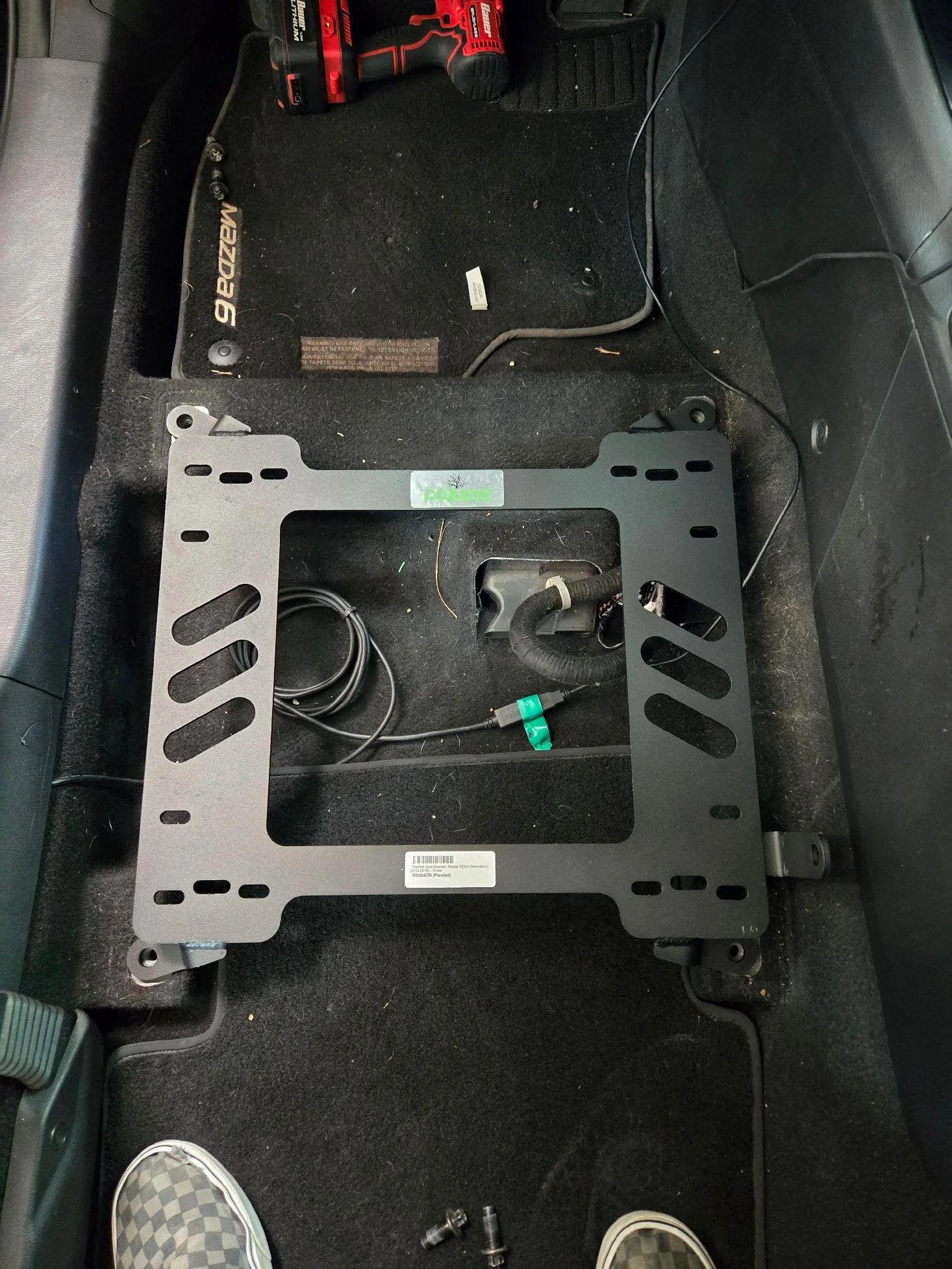 Planted Seat Bracket- Mazda 6 [3rd Generation / GJ1/GL Chassis] (2014-2021) - Driver / Left - Image 5