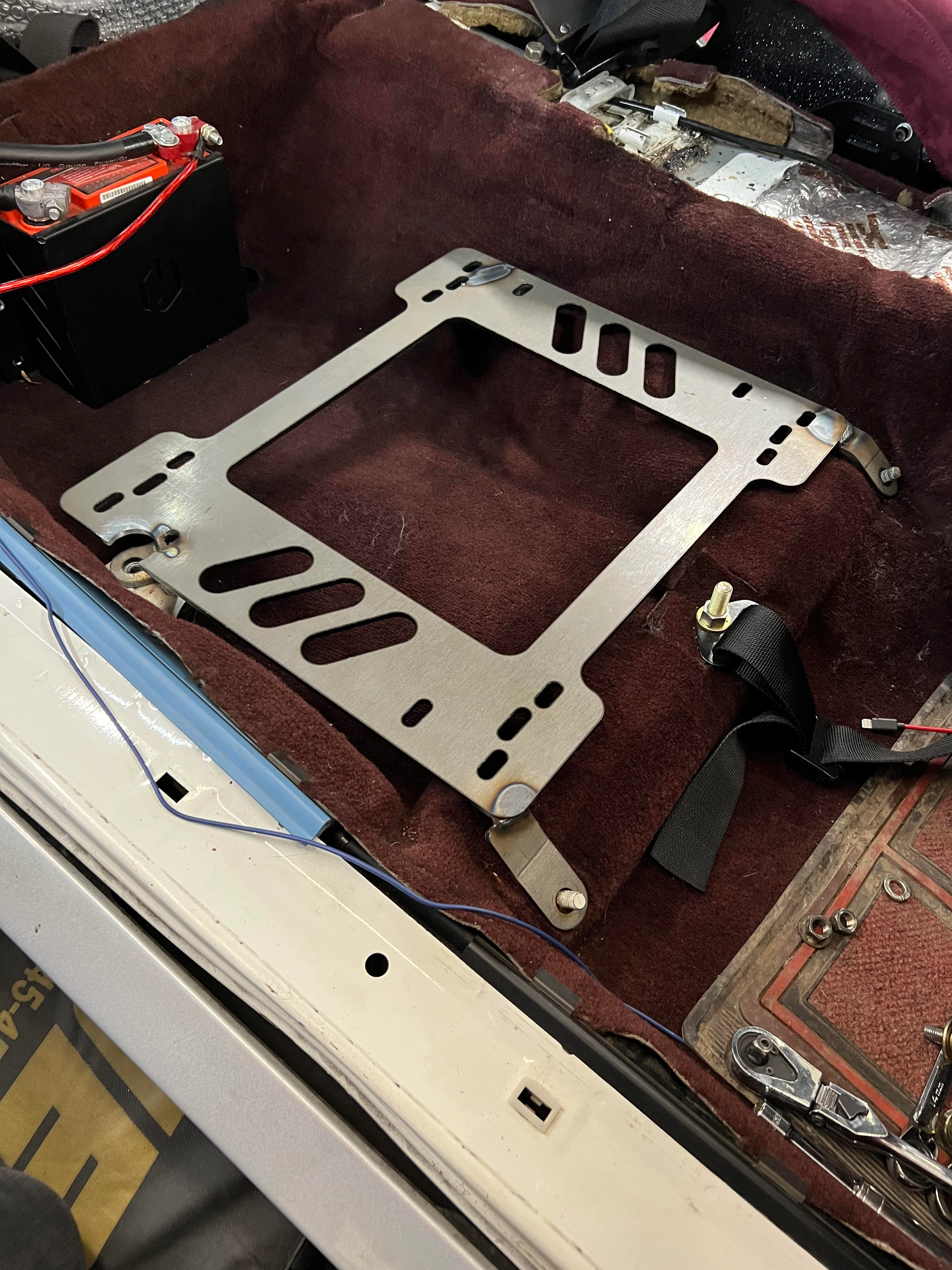 Planted Seat Bracket- Mitsubishi Starion (1983-1989) - Driver / Left - Image 3