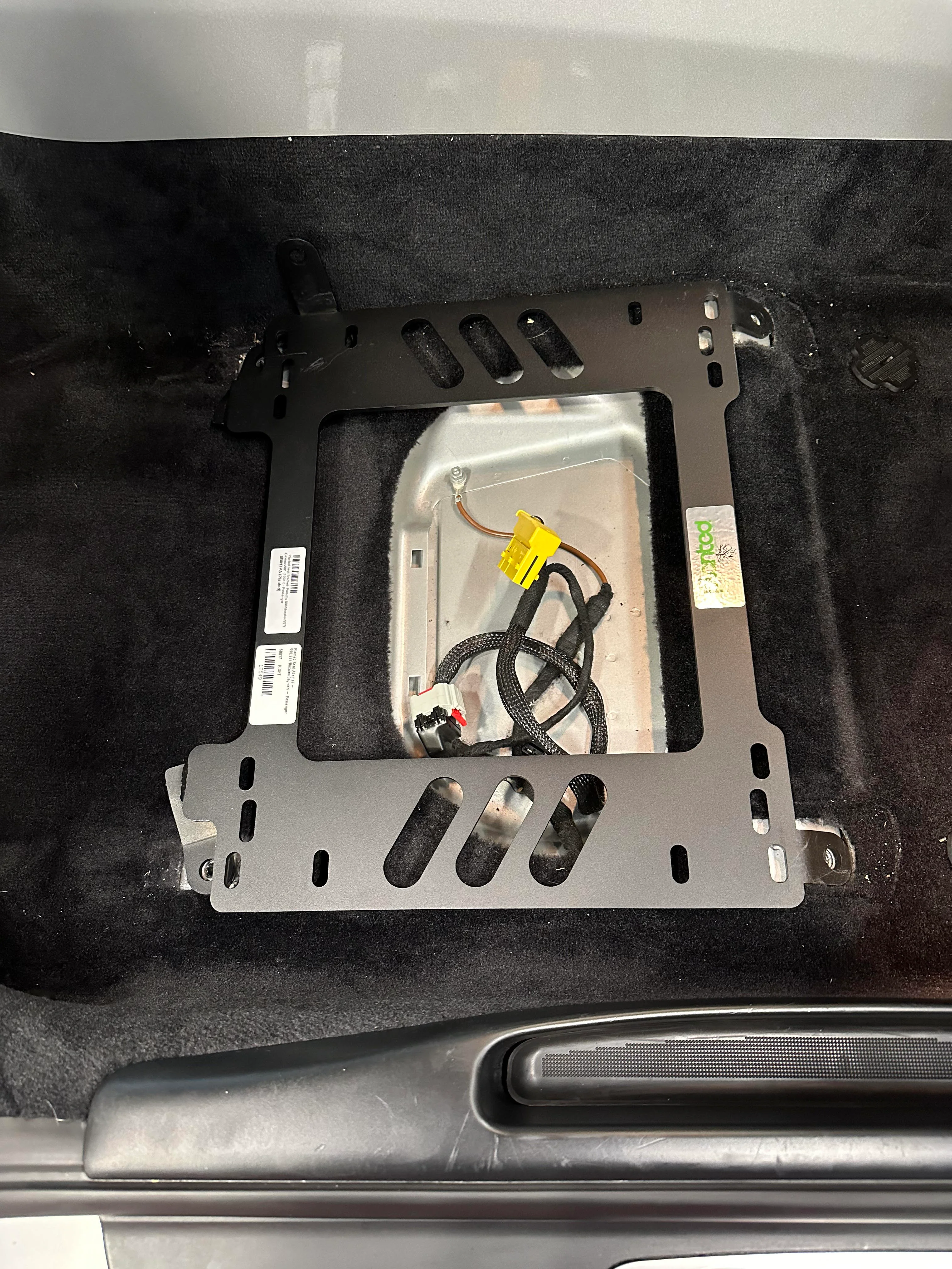 Planted Seat Bracket- Porsche 996 / Boxster / 997 / Cayman / 991 (1998+) - Driver / Left - Image 4