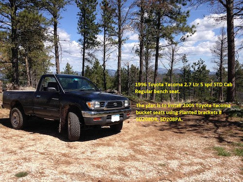Planted Seat Bracket- Toyota Tacoma [Excluding Bench Seat Models] (1995.5-2004) - Passenger / Right - Image 7