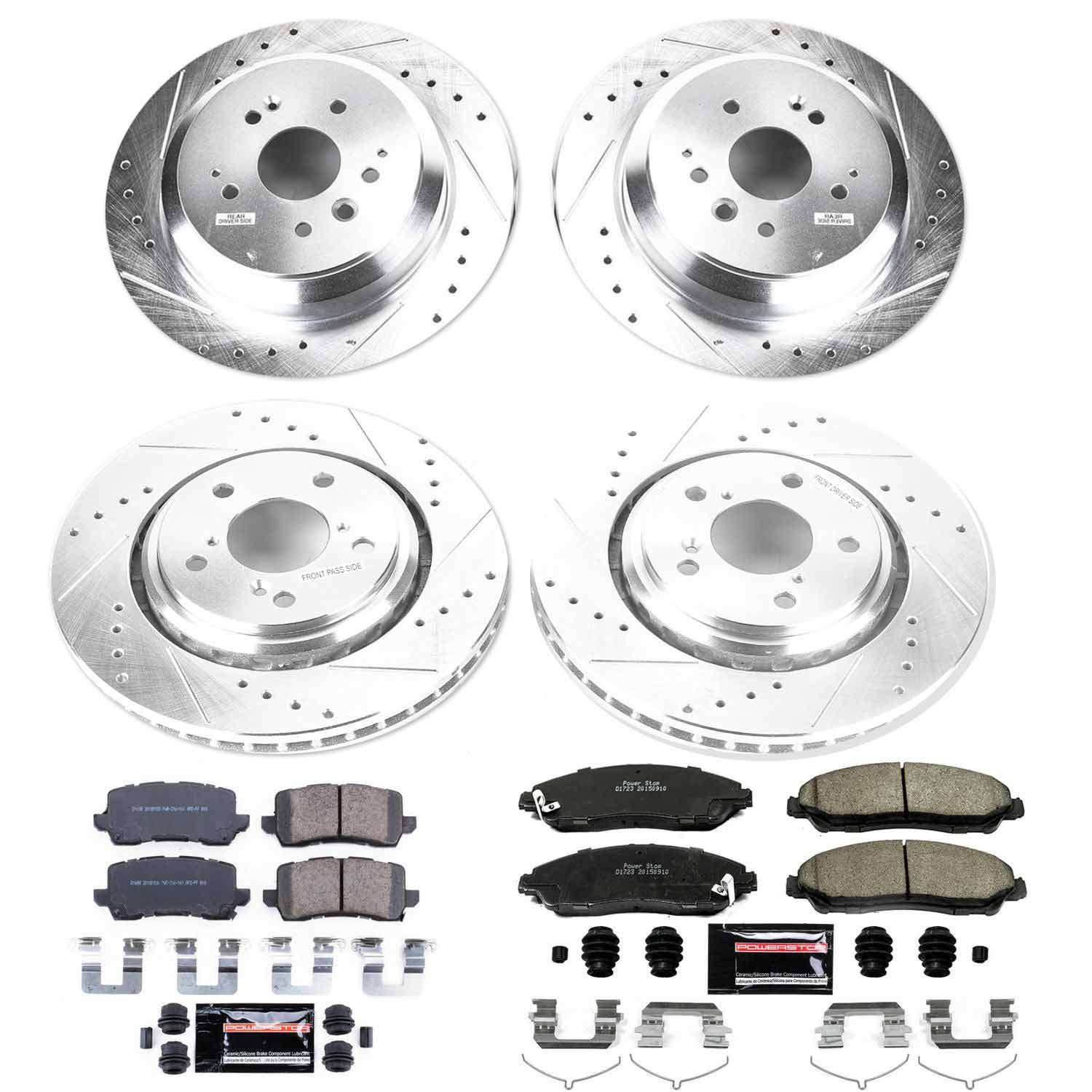 Power Stop 22-24 Subaru WRX Front and Rear Z23 Evolution Brake Kit - Image 2