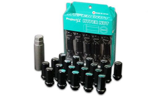 Project Mu Hyper Lug Nut M12 x 1.50 - Black - Image 2