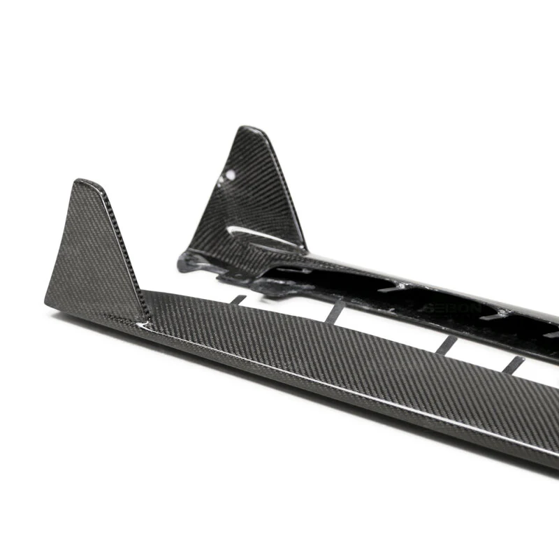 Seibon 2020 Toyota GR Supra MB-Style Carbon Fiber Side Skirt - Image 5