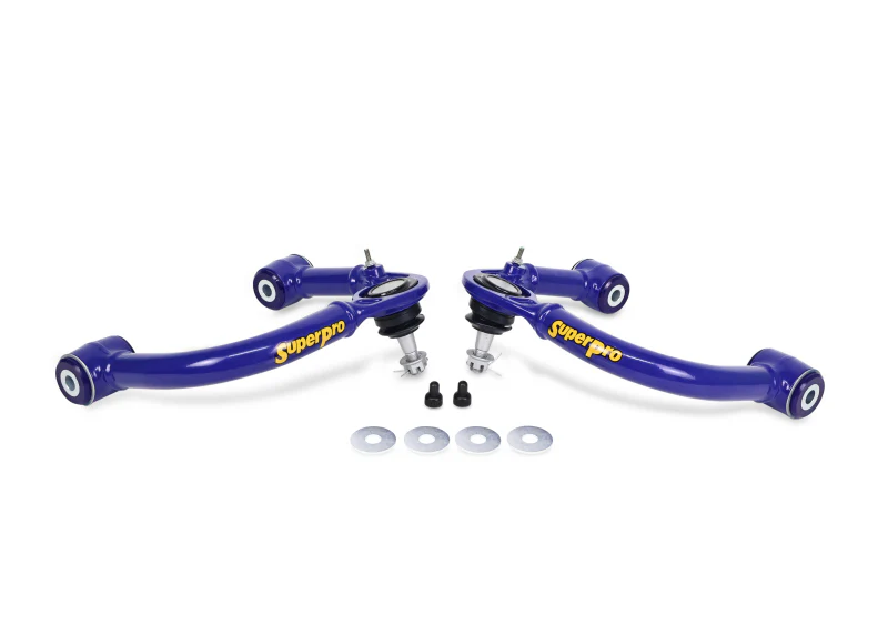 Superpro 05-23 Toyota Tacoma 4WD Front Upper Fixed Offset Control Arm Set