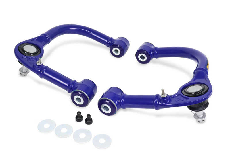 Superpro 05-23 Toyota Tacoma 4WD Front Upper Fixed Offset Control Arm Set - Image 4