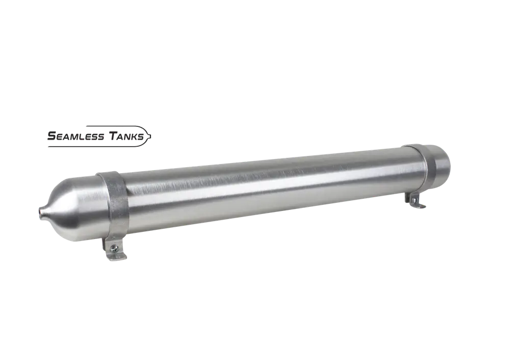 Seamless Tanks 3.5" x 32" Long 1.086 Gal (2) 1/4 NPT Ports