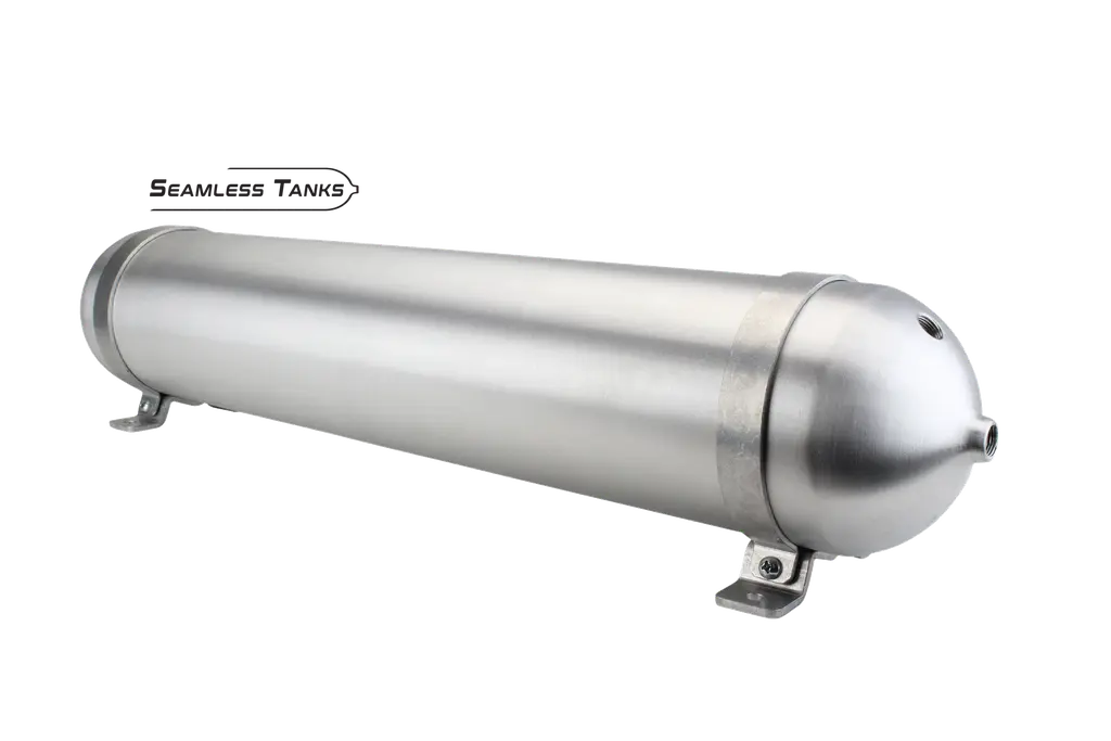 Seamless Tanks 5.563" x 32" Long 2.82 Gal (4) 3/8 NPT (1) 1/4 NPT Ports