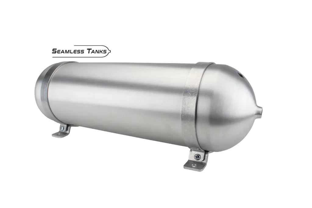 Seamless Tanks 6.625" x 24" Long 2.89 Gal (4) 3/8 NPT (1) 1/4 NPT Ports