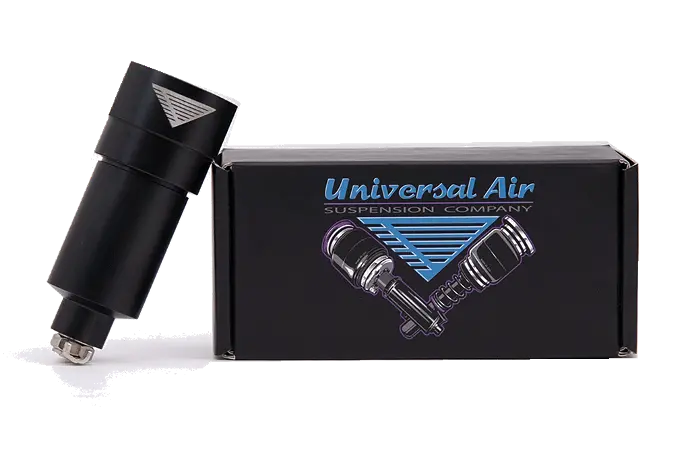 Universal Air 1/4" NPT Metal Bowl Water Trap – Compact Air Suspension Filter with Twist Drain