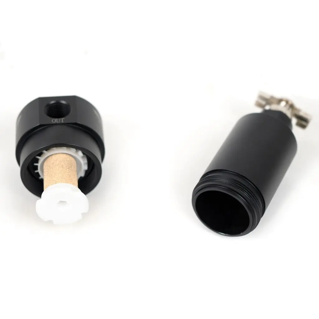 Universal Air 1/4" NPT Metal Bowl Water Trap – Compact Air Suspension Filter with Twist Drain - Image 4