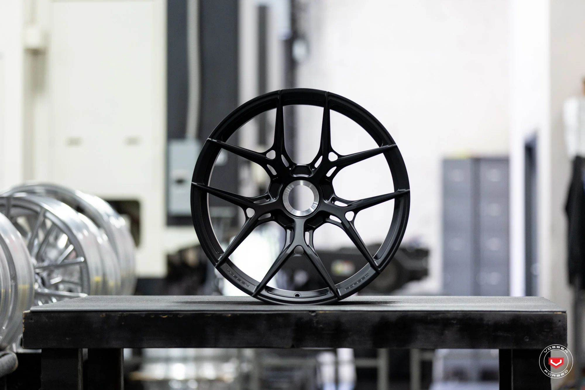 Vossen Forged S21-01 - 21x12 - ET58 - Centerlock - SB - Satin Black - 992 Turbo S Fitment (Rear)