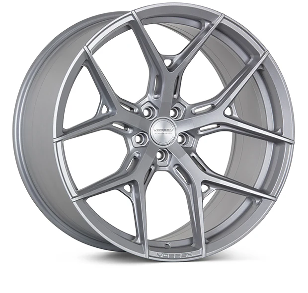 Vossen HF5 - 22x10.5 - ET32 - 5x114.3 - 70.6 - DEEP - SS - Satin Silver Wheel - Image 2