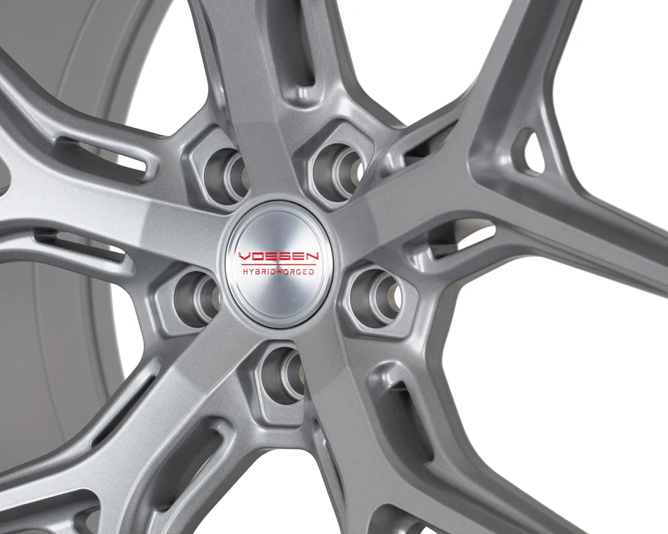 Vossen HF5 - 22x10.5 - ET32 - 5x114.3 - 70.6 - DEEP - SS - Satin Silver Wheel - Image 3