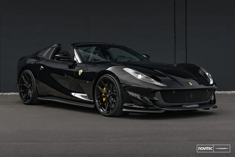 Vossen x Novitec NF11 22x12.5 - 5x114.3 BP - ET46 - Gloss Black Ferrari 812 Superfast/GTS Rear Wheel - Image 3