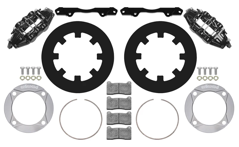 Wilwood 2014+ Polaris RZR XP 1000 Front Kit 11.25in - Black - Image 2